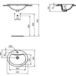 Sevaduo Ugradni Lavabo W502301