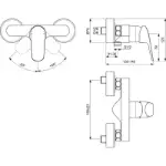 Ceraflex Baterija za Tuš B1720AA