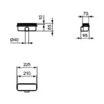 Ultra Flat Sifon sa Dekorativnim Poklopcem T4493AA